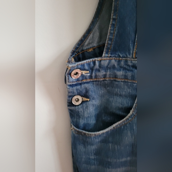 Denim overall Jean Jumpsuit - Picture 3 of 4